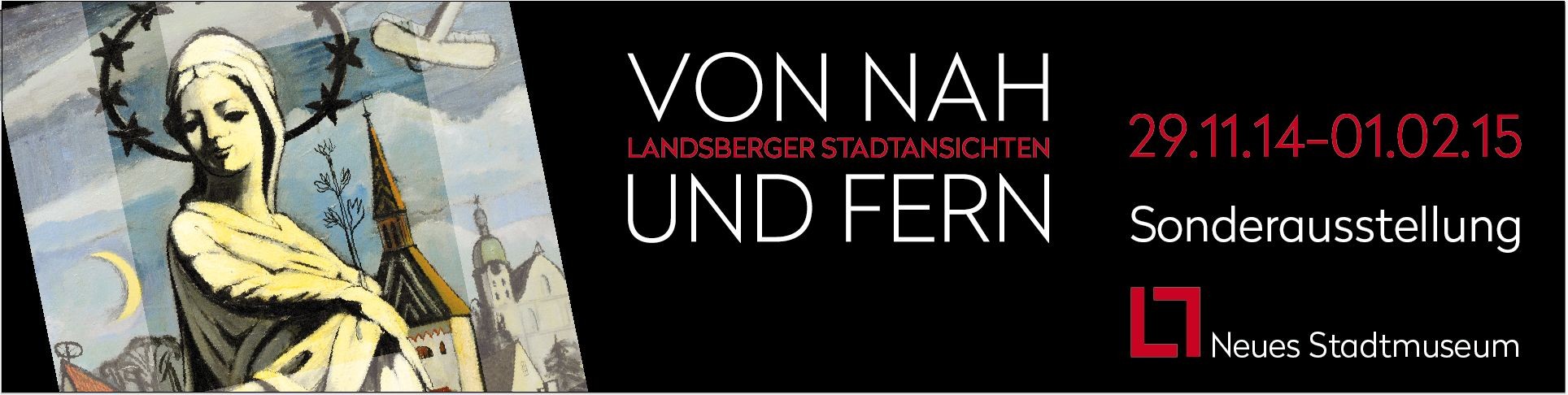 Flyer zur Ausstellung &quot;Von Nah und Fern&quot;