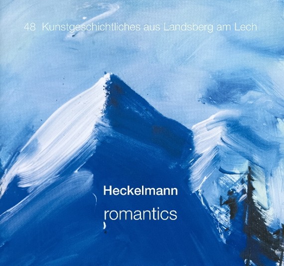 Titelbild von &quot;Heckelmann. Romantics&quot; mit Abbildung einer blau-weißen Berglandschaft im Winter