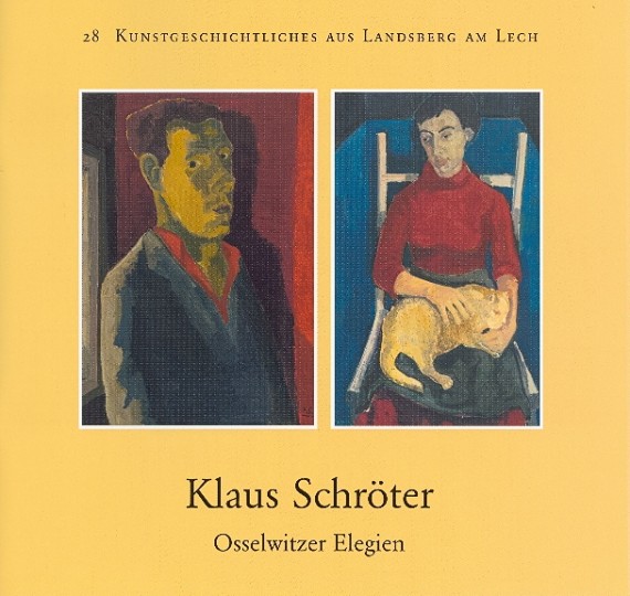 Titelbild von &quot;Klaus Schröter. Osselwitzer Elegien&quot; mit Abbildung eines Männerporträts und eines Frauenporträts
