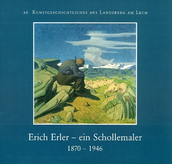 Titelbild von &quot;Erich Erler - ein Schollemaler 1870-1946&quot; mit Motiv eines Schäfers