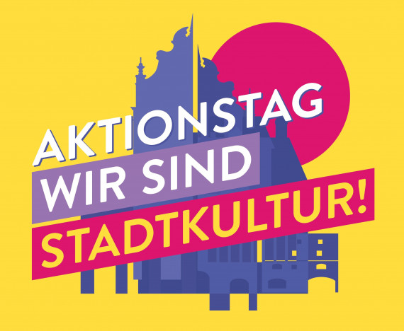 Logo des Aktionstags Wir sind Stadtkultur!